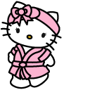 Hello Kitty After Shower
