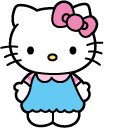 Hello Kitty and a Pink Beach Ball