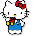 Hello Kitty and an Airplane