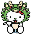 Hello Kitty and Chinese Dragon