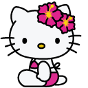 Hello Kitty and Coconut Cocktail