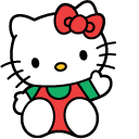 Hello Kitty and Red Apples