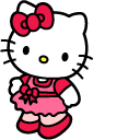 Hello Kitty and Red Butterfly