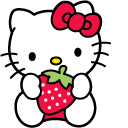 Hello Kitty and Red Strawberry