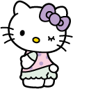 Hello Kitty and Teddy Bear