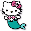 Hello Kitty Mermaid and Dolphin