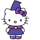 Hello Kitty Purple Witch