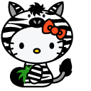 Hello Kitty Zebra