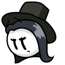 Henry Stickmin Carol Cross and Hat
