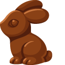 Chocolate Easter Bunny and Egg