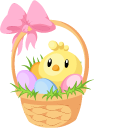 Easter Chick and Basket