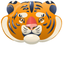 New Year Tiger and Toy