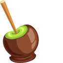 Thanksgiving Day Ginger Drink and Chocolate Apple