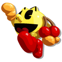 Thanksgiving Day Pac-Man and Mario Balloons