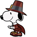 Thanksgiving Day Snoopy and Turkey