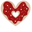 Valentine's Day Donut and Calendar