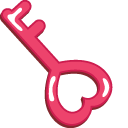 Valentine's Day Heart and Key