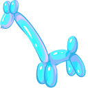 Clown and Giraffe Balloon