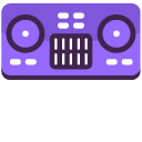 DJ: Headphones and DJ Controller