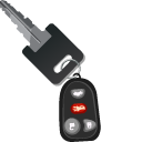 Driver: Key and steering wheel