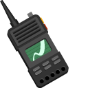 Policeman: Walkie Talkie and Police Badge