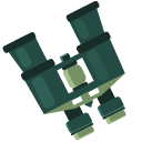 Soldier: Binoculars and Off-Road Car