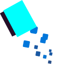 Just Shapes and Beats Blue Square and Big Cube