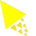 Just Shapes and Beats Yellow Triangle and Orange Circle