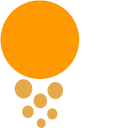 Just Shapes and Beats Yellow Triangle and Orange Circle