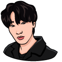 ATEEZ Choi San and Plushie