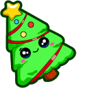 Cute Christmas Tree and Gift