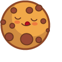 Cute Coffee and Chocolate Cookie