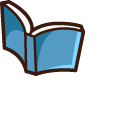 Cute Mocha Bear and Book