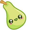 Cute Pear and Lime