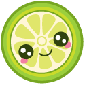 Cute Pear and Lime