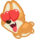 Cute Puppy in Love