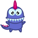 Cute Purple Dragon