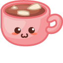 Cute Sandwich Cookie and Cocoa