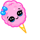Cute Smiling Cotton Candy