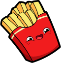 Cute Soft Drink and Fries