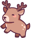 Kawaii Christmas Deer