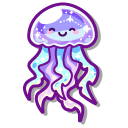 Kawaii Cosmic Jellyfish