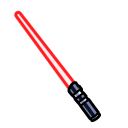 Kawaii Darth Vader and Lightsaber