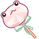 Kawaii Frog Lollipop and Cupcake