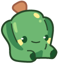 Kawaii Green Pepper and Eggplant