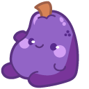 Kawaii Green Pepper and Eggplant