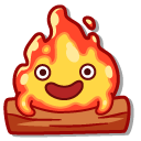 Kawaii Howl's Moving Castle Calcifer