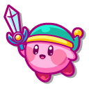Kawaii Kirby with a Sword