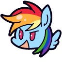 Kawaii My Little Pony Rainbow Dash
