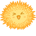 Kawaii Orange Sea Urchin